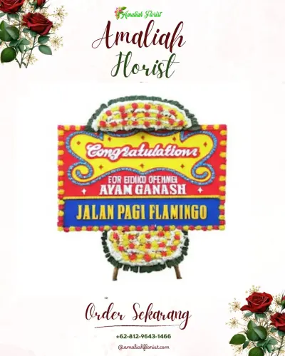 Bunga Papan Congratulation di Damai Baru